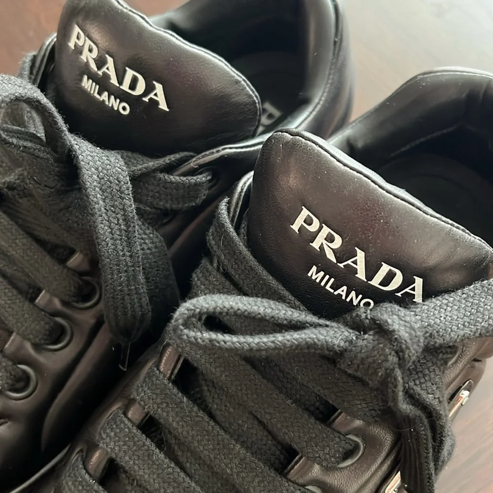 PRADA Nappa Soft leather sneakers - Picture 11 of 14